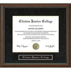  Clinton Junior College Diploma Frame