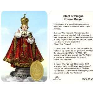  Infant of Prague Prayer Card (RCC 34E): Baby