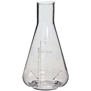   Polycarbonate 500mL Baffled Culture Flask, Straight Neck (Pack of 4