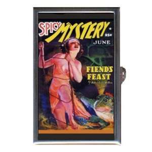  SPICY MYSTERY LIZARD MONSTER PIN UP Coin, Mint or Pill Box 