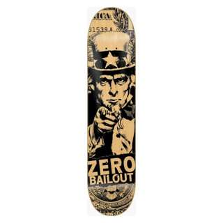  Zero Skateboards Bailout Deck  7.87 Ppp: Sports & Outdoors