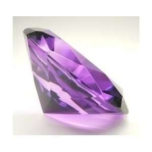  Dark Purple Crystal Paperweight 