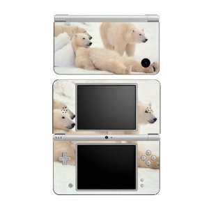  Nintendo DSi XL Skin Decal Sticker   Polar Bear Family 