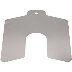Stainless Steel Slotted Shim, 0.05mm x 100mm x 100mm (Pack of 10 