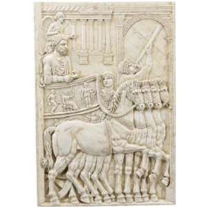 Xoticbrands Roman Battle Triumph Wall Sculpture Frieze D?cor:  