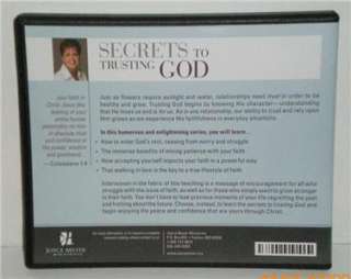 Joyce Meyer Secrets To Trusting God 4 CD Teaching Set  