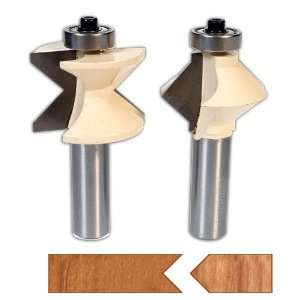  81 2000034 2 Pc Edge Banding Router Bit Set ½ Shank 