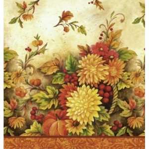  Autumn Awe Plastic Banquet Tablecloth 54 x 108