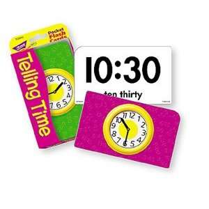  Telling Time Pocket Flash Cards: Toys & Games