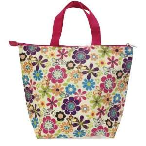  Tri Coastal Design Hooty Who Floral Lunch Tote Kitchen 
