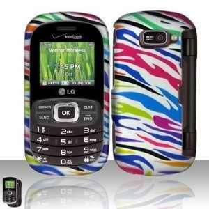 LG Octane VN530 (Verizon) Rainbow Zebra Skin Design Premium Phone 