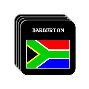  South Africa   BARBERTON Set of 4 Mini Mousepad Coasters 