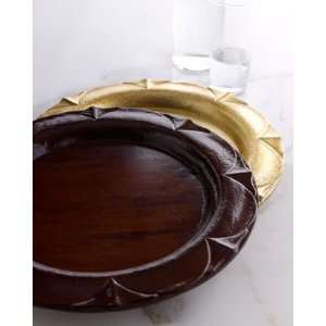  Sezzatini Golden Trei Charger Plate: Kitchen & Dining