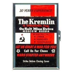 Russia Kremlin Retro Moscow ID Holder, Cigarette Case or Wallet: MADE 