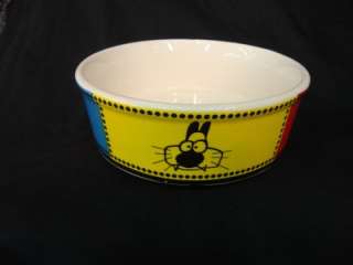   CERAMIC DOG FOOD OR WATER DISH MADE WITH YOUR DOGS NAME CUTE  