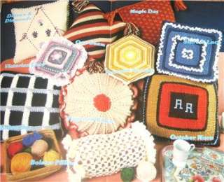 Pillow Parade Annies Attic Crochet Patterns Booklet  
