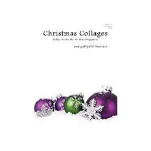  Christmas Collages   C Bass Clef Musical Instruments