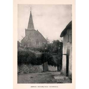  1906 Halftone Print Ward Ashford Church Barnstaple Devon 