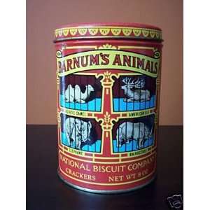  Barnums Animals Cracker Tin Replica of 1914 Design 