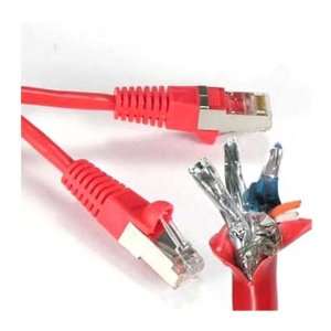 SF Cable, Shielded CAT6 500MHz (PiMF) Molded Patch Cable (75 Feet) Red 