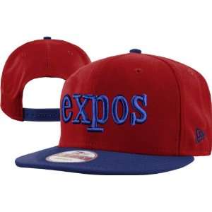   Expos Cooperstown 9FIFTY Reverse Word Snapback Hat: Sports & Outdoors