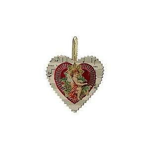  Small Valentine Angel Heart Ornament