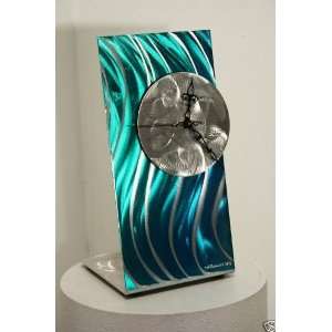    Abstract Metal Desk Clock Designed by Wilmos Kovacs