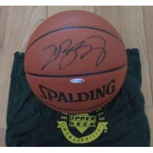  Autographed Lebron James Ball   Authentic Spalding UDA 