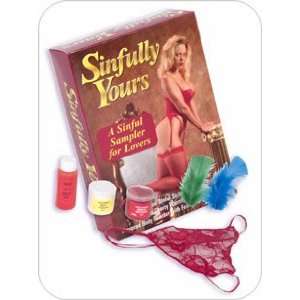  Kit Sinfully Flavor Oil/powder And G String: Health 