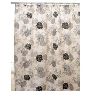 Waverly by Famous Home Fashions Cheri Grey Shower Curtain  
