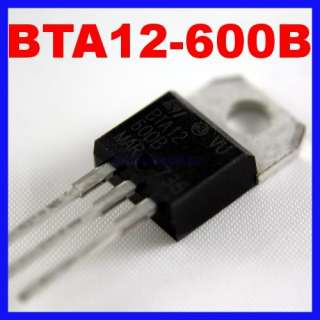pcs. BTA12 600B BTA12 600 Triac SGS THOMSON 600V 12A  