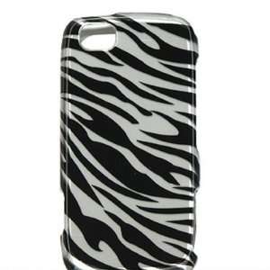 LG Sentio GS505 Crystal Design Case   Silver Zebra Design 