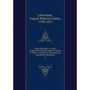   de Montolieu. 1: August Heinrich Julius, 1758 1831 Lafontaine: Books