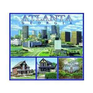  Atlanta Georgia Skyline Coverlet: Home & Kitchen