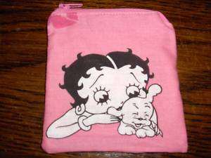 Betty Boop pouch fabric coin/change purse  