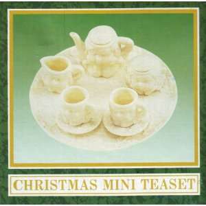  World Bazaars Christmas Mini Tea Set, 8 Pieces Toys 