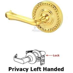  Privacy claw foot left handed lever with rope rosette in 