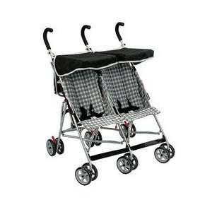 Tour Mate Side by Side Stroller   Glen Plaid