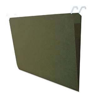 Find It : Hanging File Folders with Innovative Top Rail, Legal, Green 