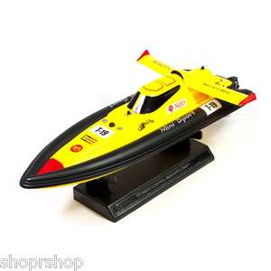 RC Remote Control 17 Electric Mini Tracer Racing Boat Yellow  
