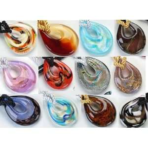  Open Teardrop Necklaces Set Of 12 Collection Pendant 