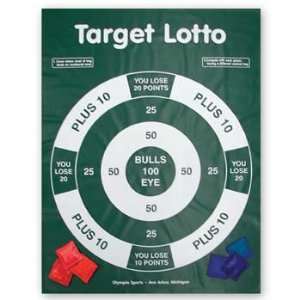  Bulls Eye Target Toss Bean Bag Game Mat (EA): Sports 