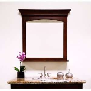  33 Solid Wood Cherry Vanity Mirror