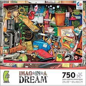   Ceaco Imag*In*A Dream Grandads Glovebox Jigsaw Puzzle Toys & Games