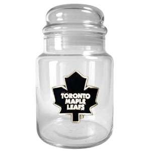  Toronto Maple Leafs NHL 31oz Glass Candy Jar: Sports 