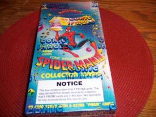 SPIDER MAN II 30TH ANNIVERSARY UNOEPNED TRADING CARD BOX COMIC IMAGES 