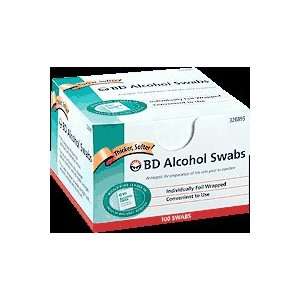  Becton Dickenson 58326895 Foil Wrapped Alcohol Swabs   Box 