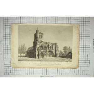  1819 DUNSTABL PRIORY BEDFORDSHIRE ENGLAND ARCHITECTURE 
