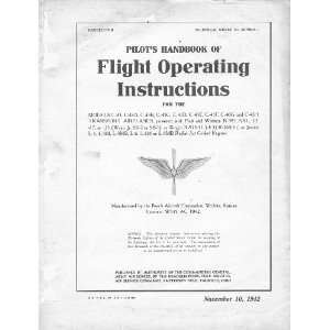  Beechcraft C 43 Aircraft Flight Manual Beechcraft Books