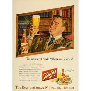  1948 Ad Jos. Schlitz Brewing Company Beer Milwaukee WI 